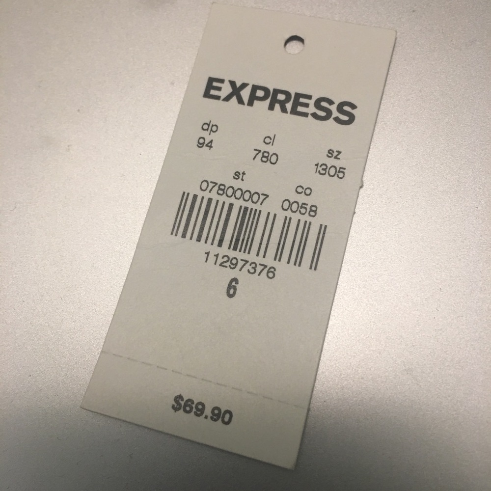 🍎EXPRESS Sleeveless Drop Waist Shirt Dress (black size small) - Picture 3 of 4